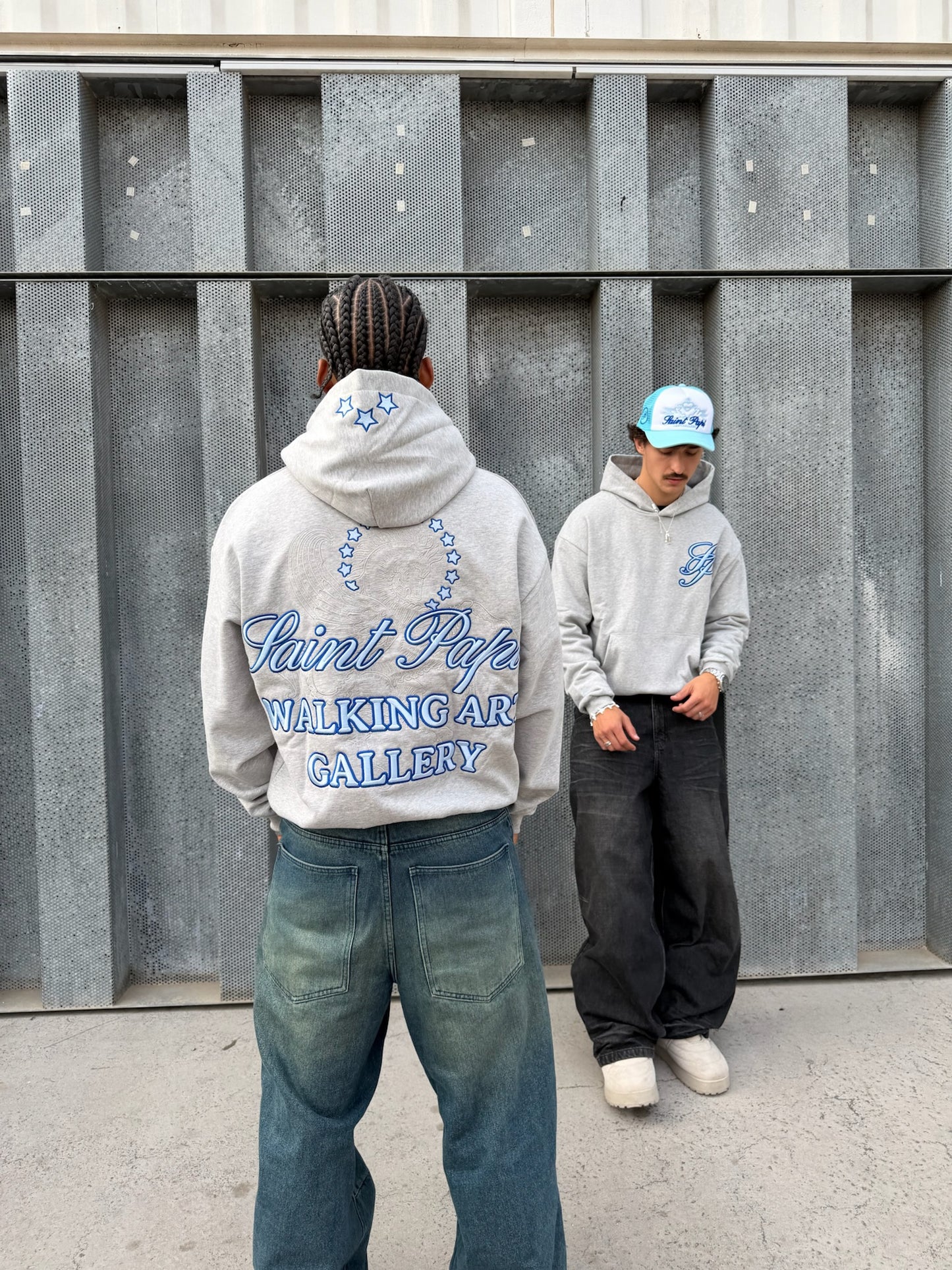 GREY PEGASUS HOODIE