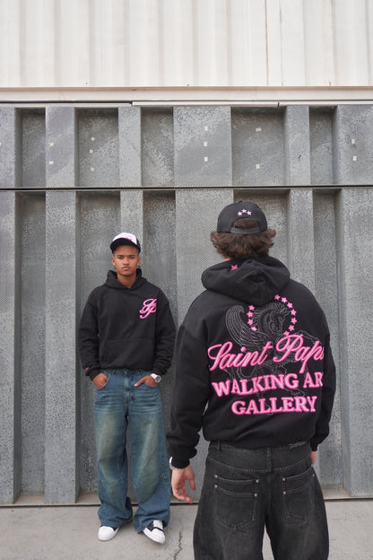 BLACK PEGASUS HOODIE