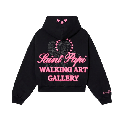 BLACK PEGASUS HOODIE