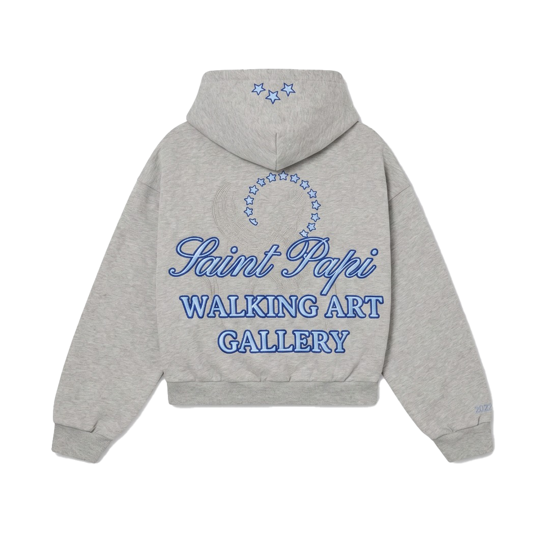 GREY PEGASUS HOODIE